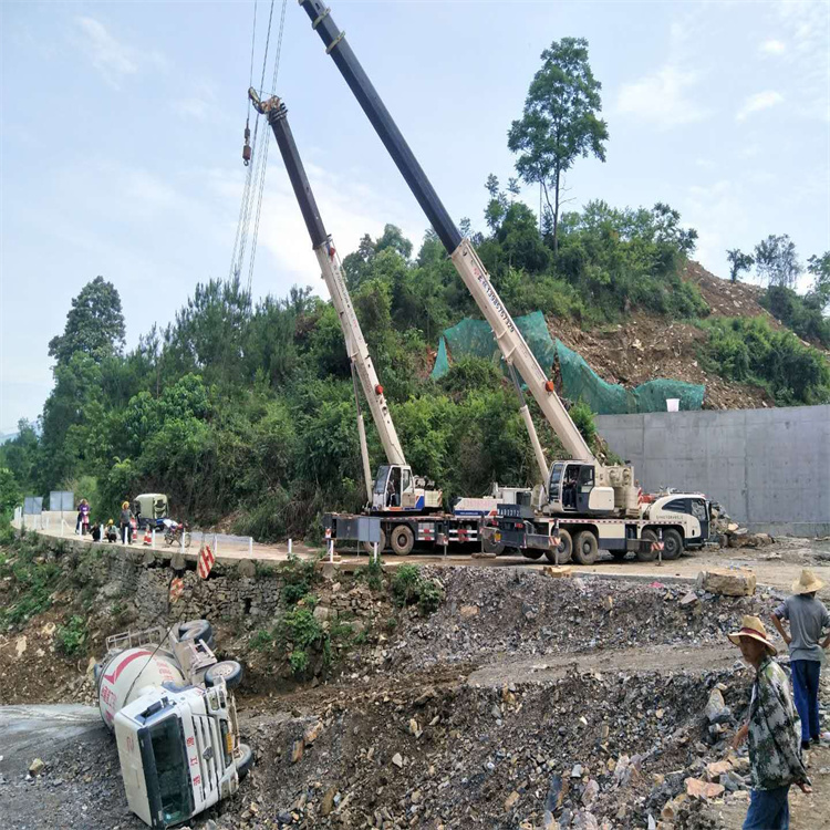 汉中汉中24小时应急道路救援吊装吊装现场实拍